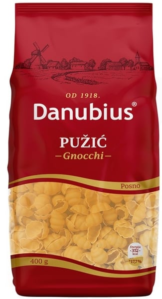 Danubius Makaroni pužic 400g