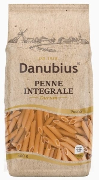 Danubius Makaroni Penne Integrale 400g