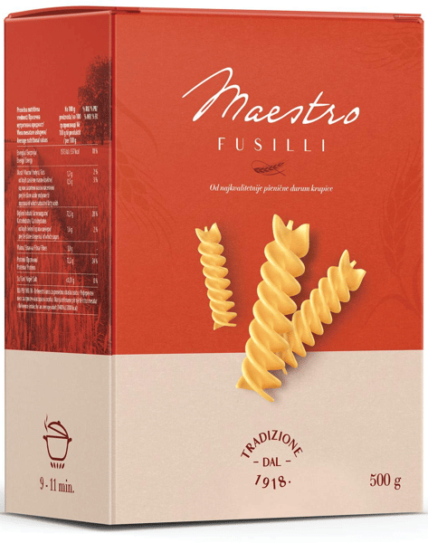 Maestro Testenina Fusilli 500g
