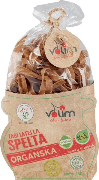 Volim Organska testenina spelta 250g