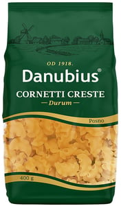 Danubius Testenine Cornetti creste durum 400g