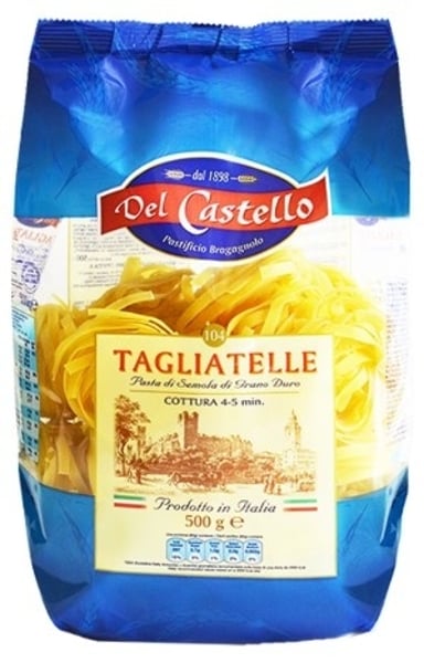 Del Castello Testenina Tagliatelle 500g