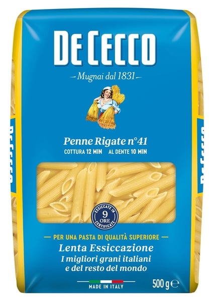 De Cecco Testenina Penne rigate 500g