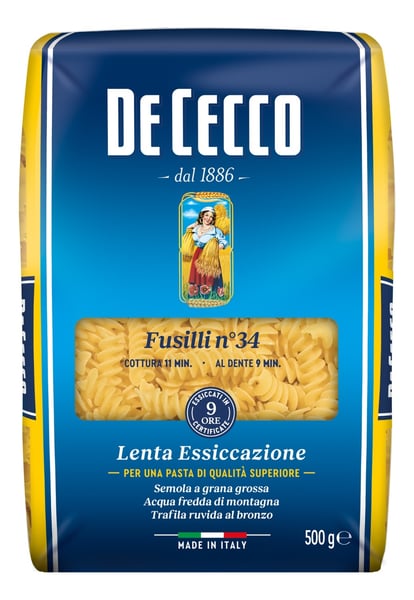 De Cecco Testenina Fusilli 500g