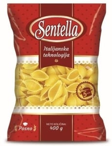 Sentella Makaroni velika školjka 350g