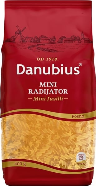 Danubius Makaroni mini radijator 400g