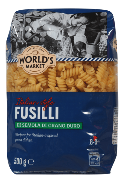 World's Market Makarone Fusili tricolore 500g