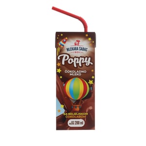 Mlekara Šabac Poppy čokoladno mleko 200ml TP