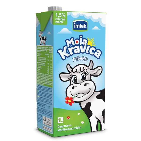 Imlek Moja Kravica mleko ster. 1.5% 1L TP