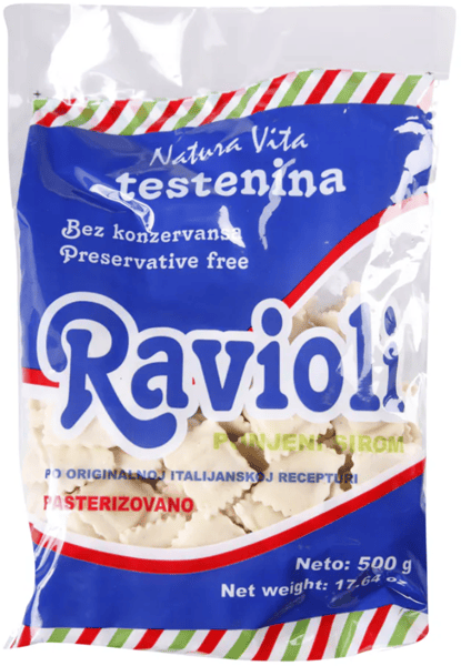 Natura Vita Ravioli sa sirom 500g