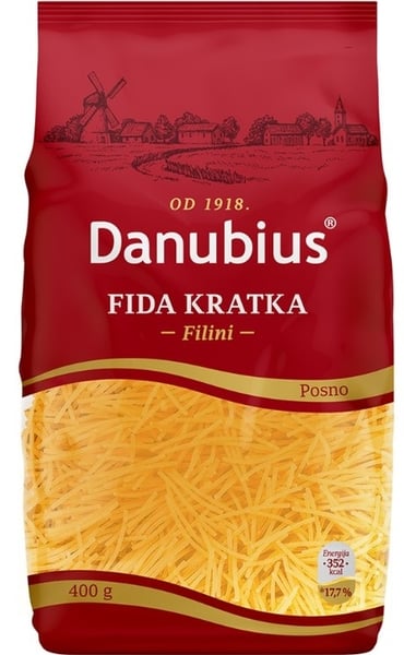 Danubius Rezanci fida kratka 400g