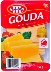 Mlekovita Sir gauda slajs 150g