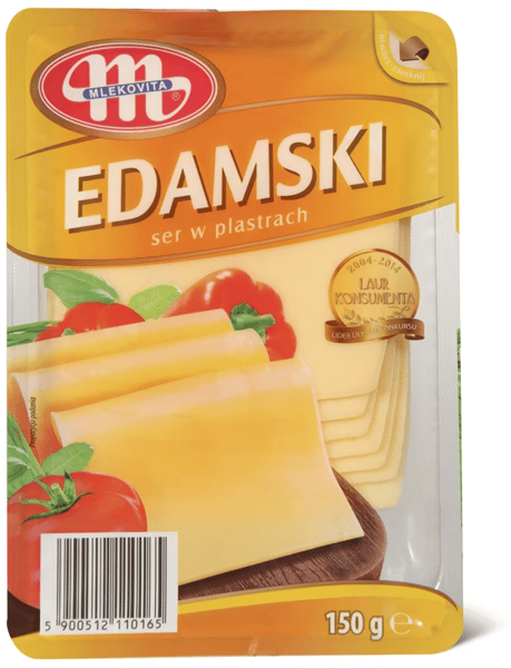 Mlekovita Sir Edam slajs 150g