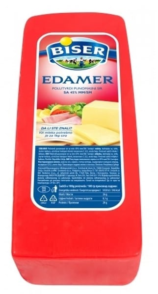 Biser Edamer 45%mm 1kg