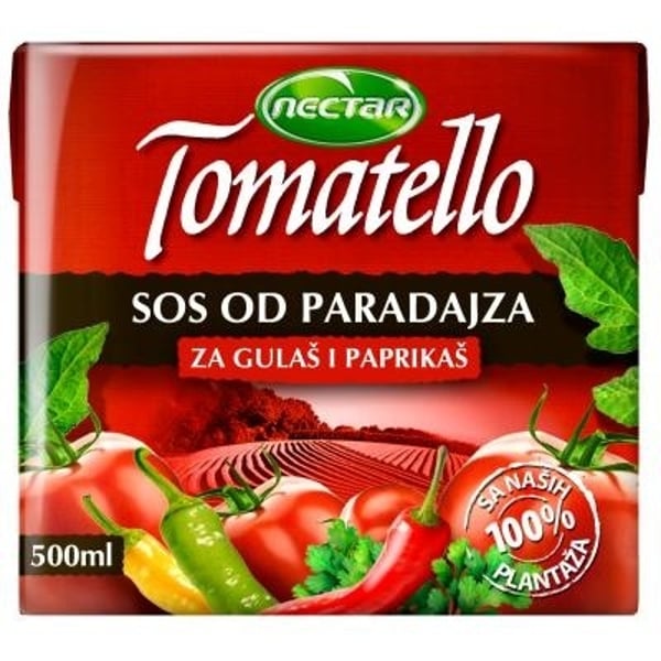 Tomatello Paradajz sok za gulaš i paprikaš 0.5l