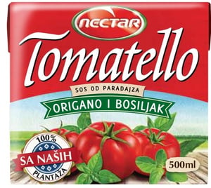 Tomatello Paradajz sok origano & bosiljak 0.5l