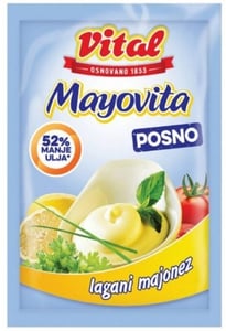 Vital Majonez Mayovita light kesa 180g