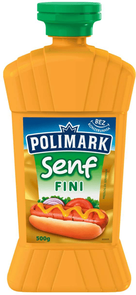 Polimark Senf fini tuba 500g