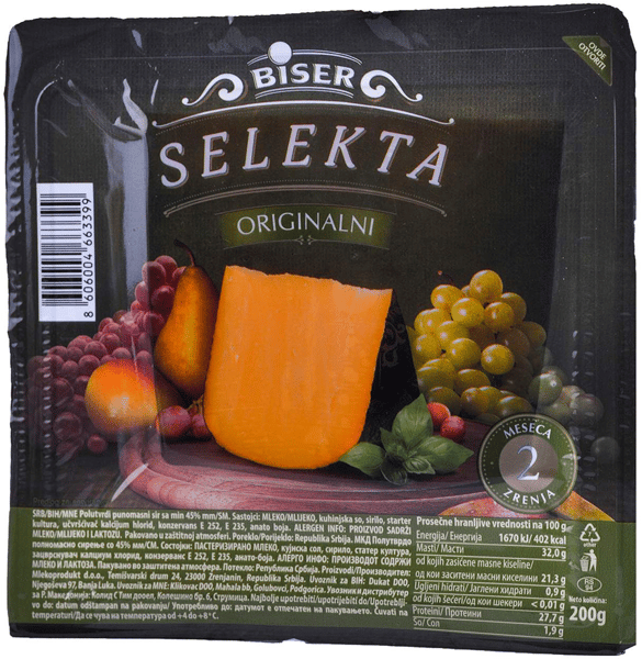 Biser Sir Selekta 200g