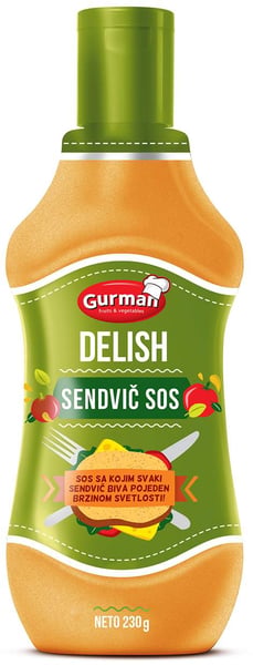 Gurman Sos Delish sendvič 230g