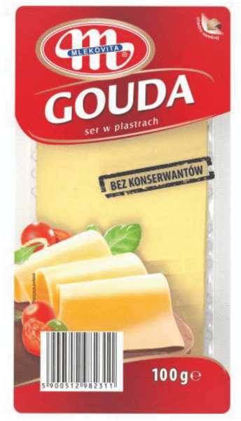 Mlekovita Sir Gouda slajs 100g