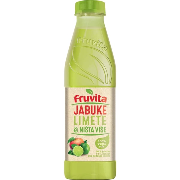 Fruvita Voćni sok od jabuke limete i nista vise 800ml