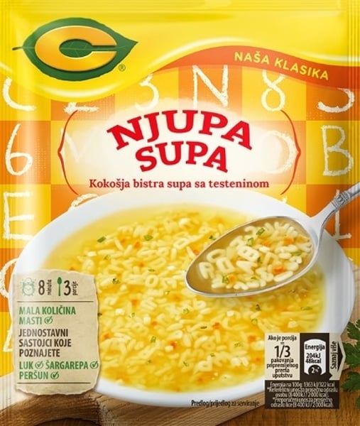 C Supa kokošja bistra njupa 45g