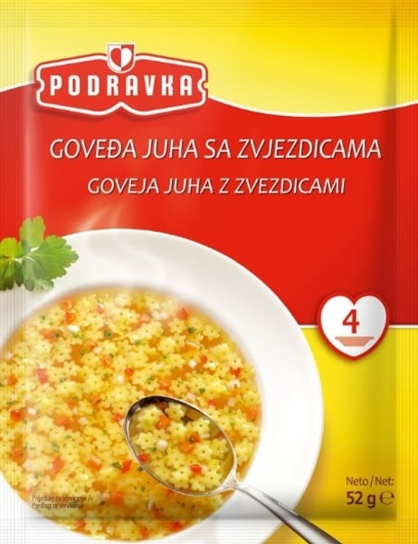 Podravka Supa goveđa sa zvezdama 52g