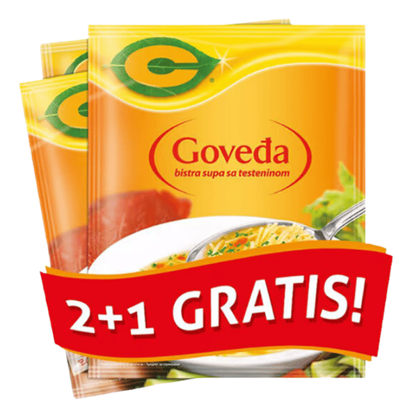 C Supa goveđa bistra 58g 2+1 gratis
