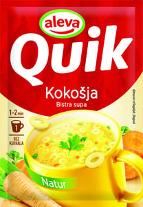 Aleva Instant supa Quik natur kokošija bistra 15g