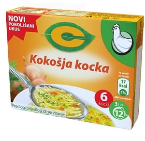 C Supa C kokošija u kocki 66g