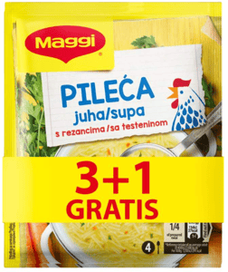 Maggi Supa pileća 40g 3+1 gratis