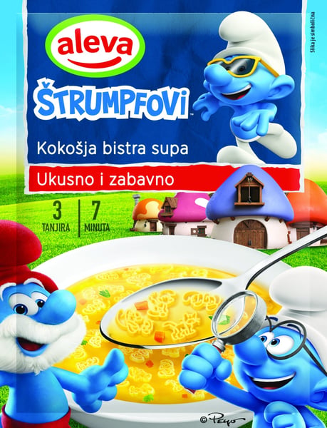 Aleva Supa kokošija Štrumfovi 50g