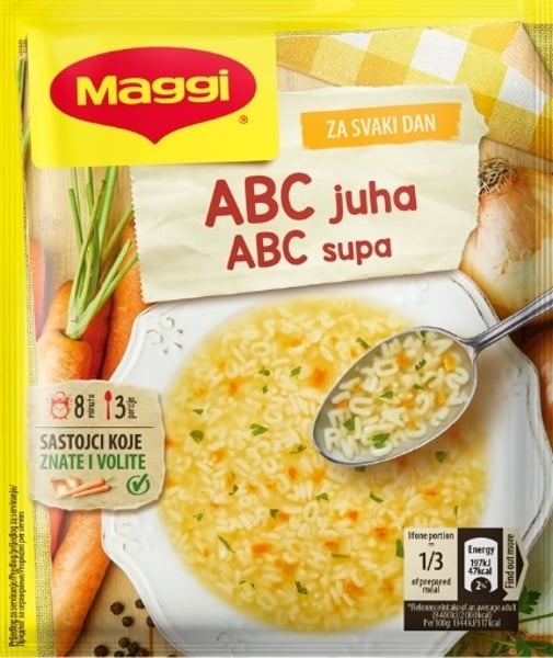 Maggi Supa alfabet 44g