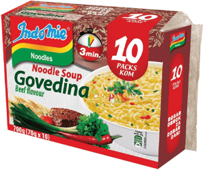 Indomie Nudle govedina 10x70g