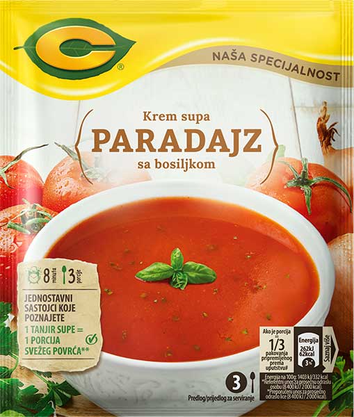 C Supa paradajz bosiljak 56g