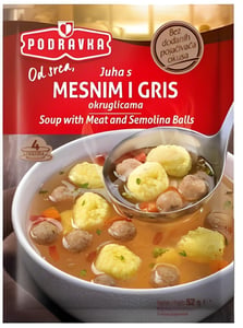 Podravka Supa Mesne i griz knedlice 52g