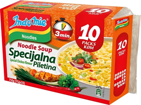 Indomie Nudle specijalna piletina 10x75g