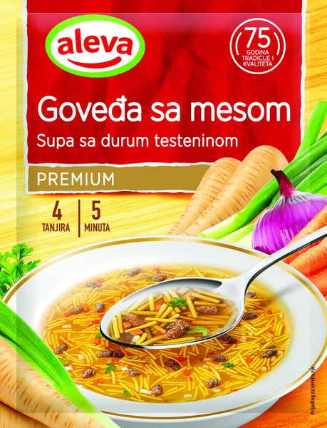 Aleva Supa goveđa sa mesom 50g