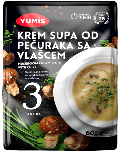 Yumis Krem supa od pečuraka sa vlašcem 60g