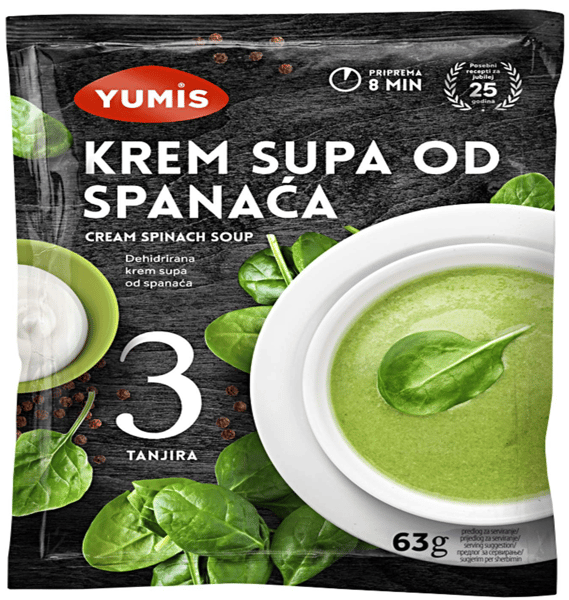Yumis Krem supa od spanaća 63g