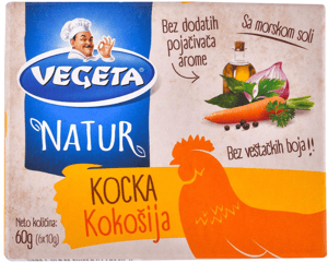 Vegeta Kocka za supu natur kokošija 60g