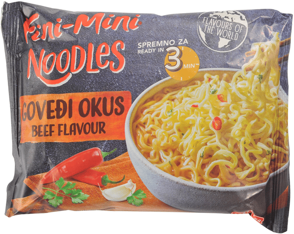 Podravka Nudle govedina fini mini 75g