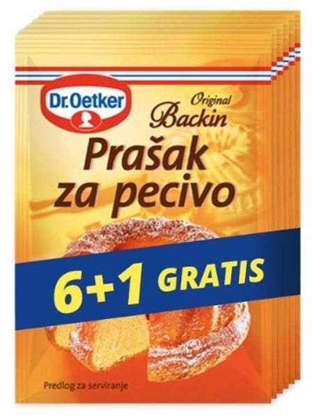 Dr. Oetker Prašak za pecivo 10g 6+1gratis