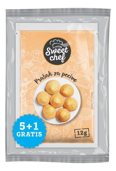 Sweet Chef Prašak za pecivo 6x12g