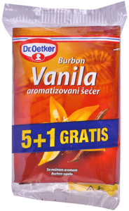 Dr. Oetker Vanilin šećer burbon 10g 5+1 gratis