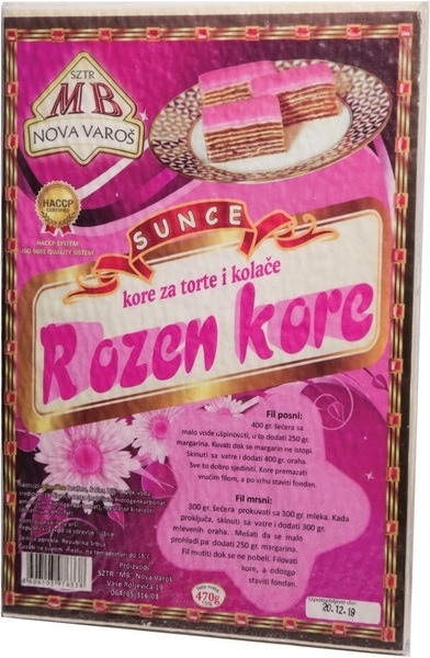 Sunce Rozen kore 470g