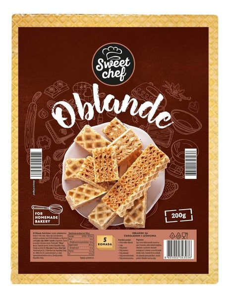 Sweet Chef Oblande 200g