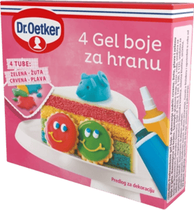 Dr. Oetker 4 gel boje za hranu 40g