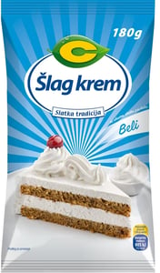 C Šlag krem beli 180g